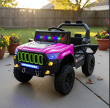 Montable Electrico Jeep Base Control Remoto 4x4 (Rosa)