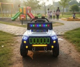 Montable Electrico Jeep Base Control Remoto  4x4 (Blanco)