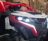 Montable Electrico 12v Mini Polaris Base 4x4 Control Remoto (Rojo)