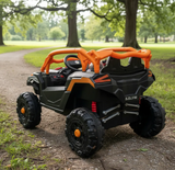 Montable Electrico 12v Mini Polaris Base 4x4 Control Remoto (Naranaja)