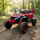 Montable Mini Canam 4x4 llantas de goma, con control remoto (Rojo)