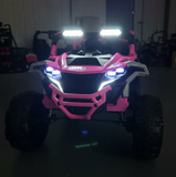 Montable Electrico 12v Mini Canam Base 4x4 Control Remoto (Rosa)
